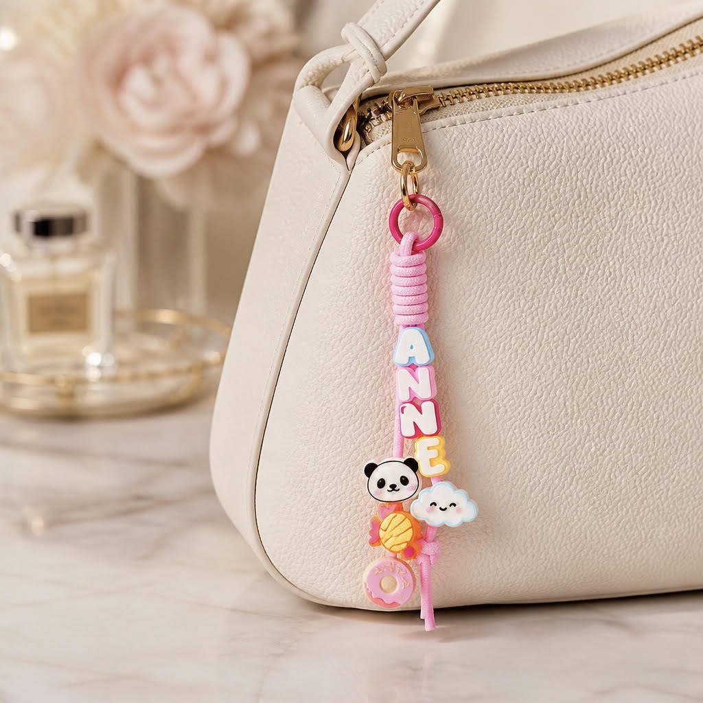 Personalized Keychain with charms