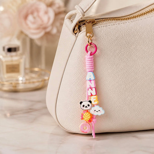 Personalized Keychain with charms